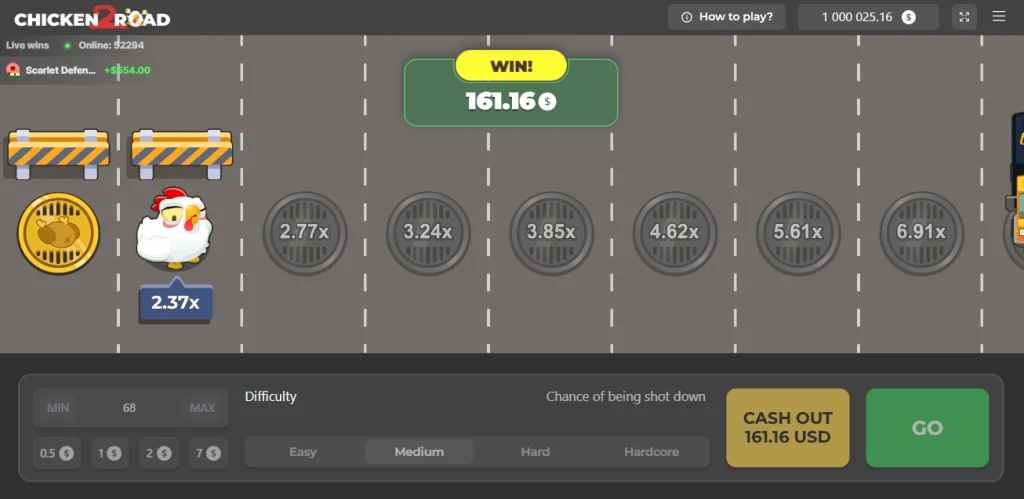 Spiel Chicken Road 2